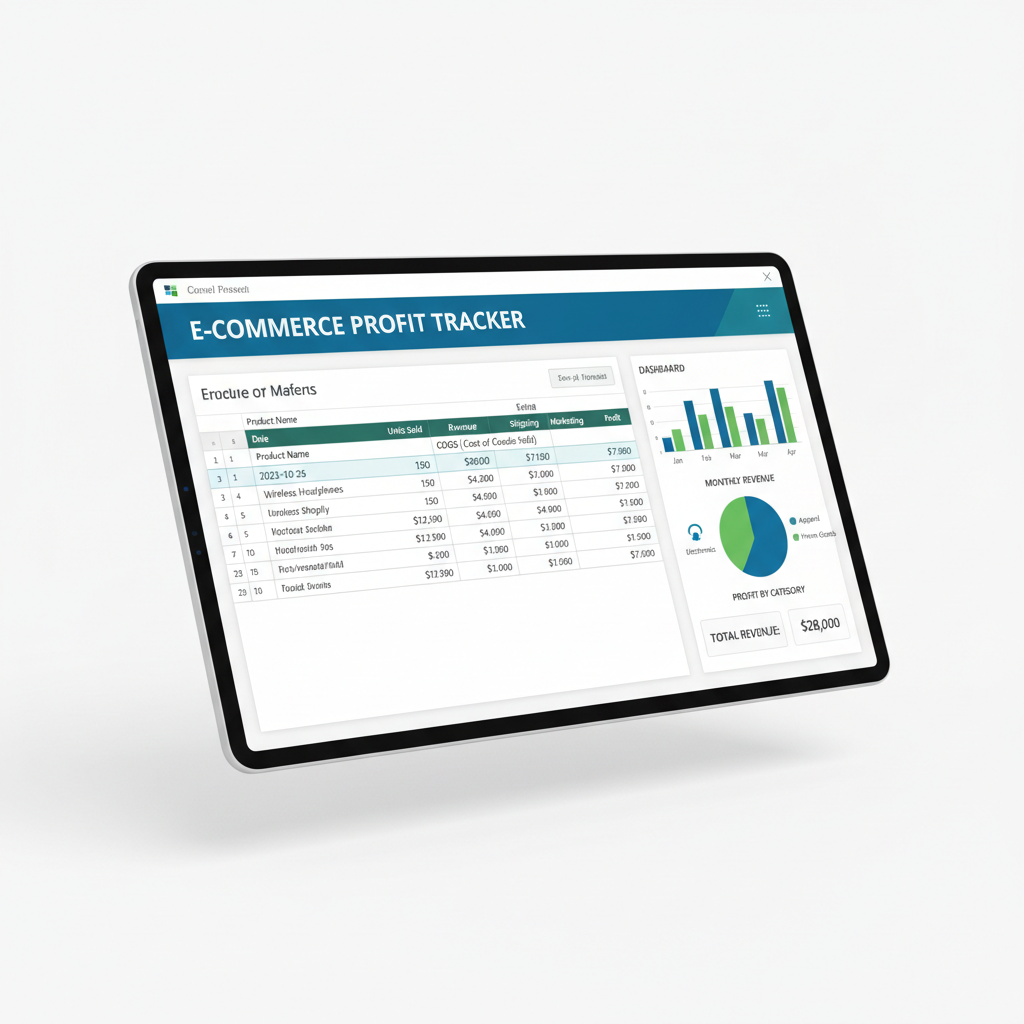 E-commerce Profit Calculator Excel Template